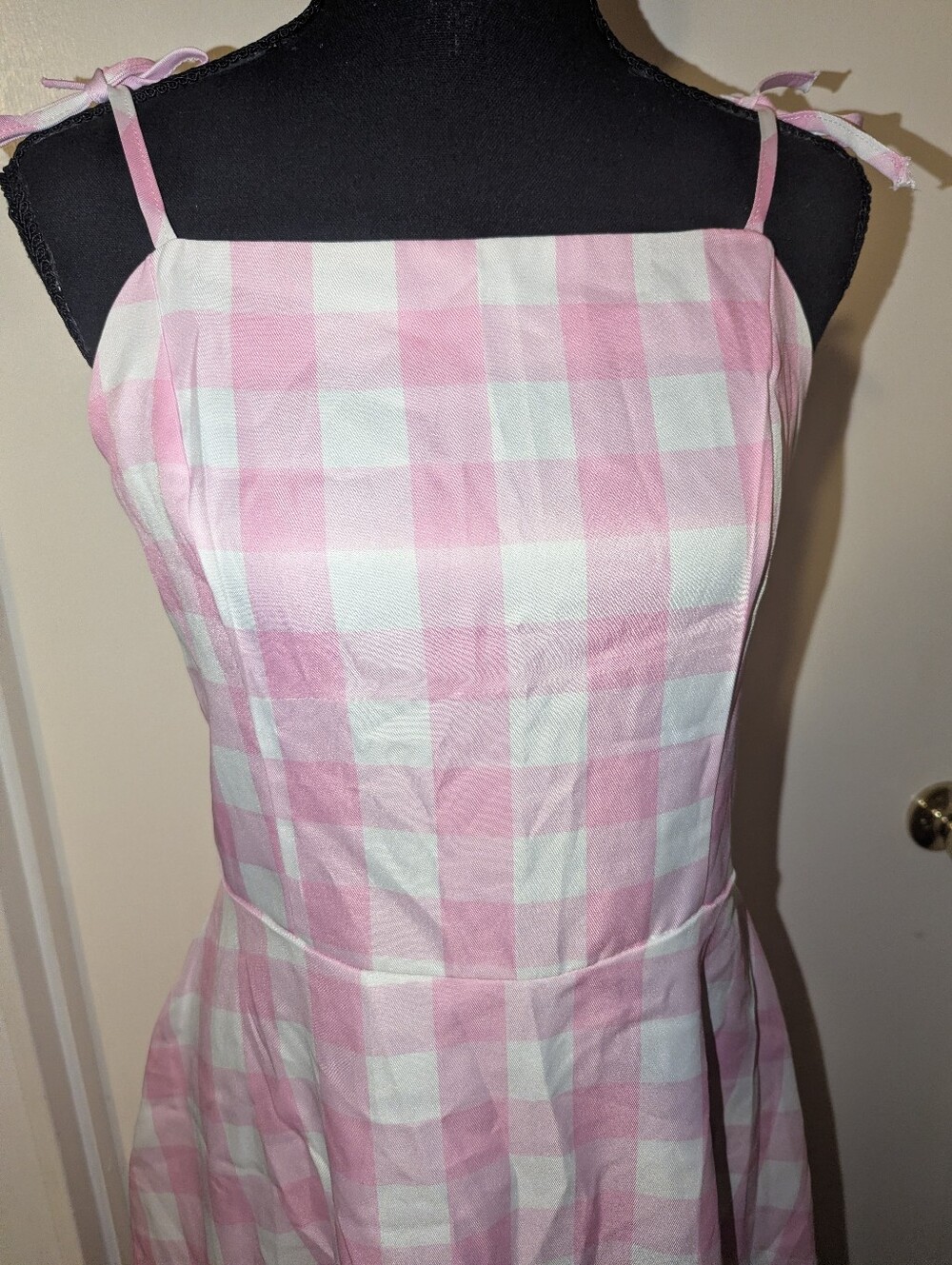 Pink Gingham Beach Barbie Doll Cosplay Dress - Picture 4 of 16